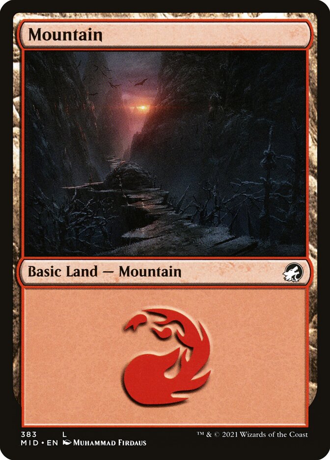 Magic the Gathering Card - Mountain - MTG Circle