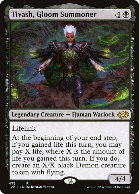 Magic the Gathering Card - Tivash, Gloom Summoner - MTG Circle