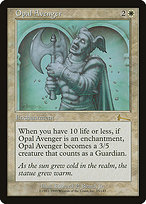 Magic the Gathering Card - Opal Avenger - MTG Circle