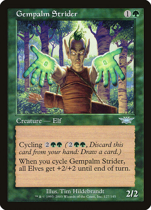 Magic the Gathering Card - Gempalm Strider - MTG Circle