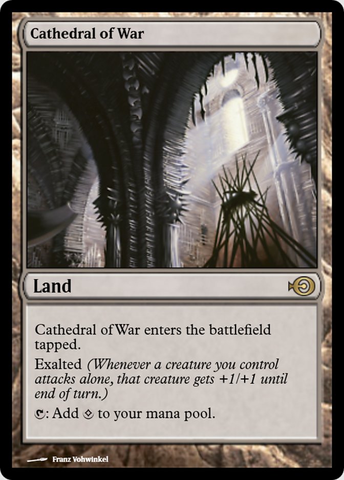 Magic the Gathering Card - Cathedral of War - MTG Circle