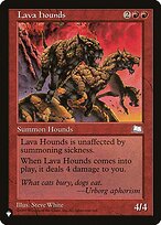 Magic the Gathering Card - Lava Hounds - MTG Circle