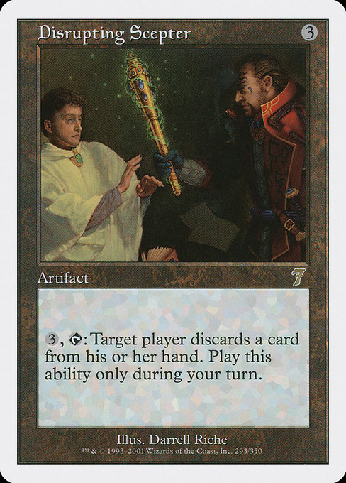 Magic the Gathering Card - Disrupting Scepter - MTG Circle