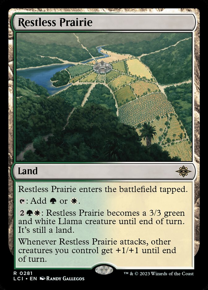 Magic the Gathering Card - Restless Prairie - MTG Circle