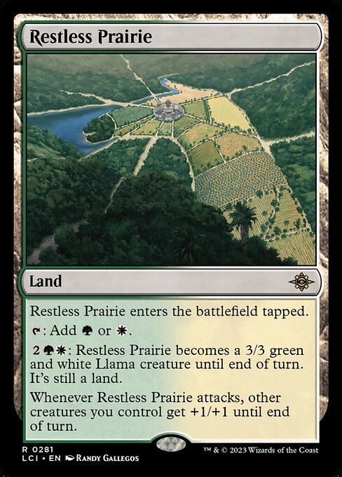 Magic the Gathering Card - Restless Prairie - MTG Circle