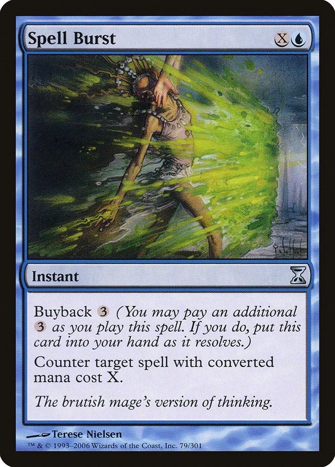 Magic the Gathering Card - Spell Burst - MTG Circle