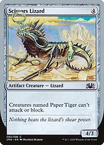 Magic the Gathering Card - Scissors Lizard - MTG Circle