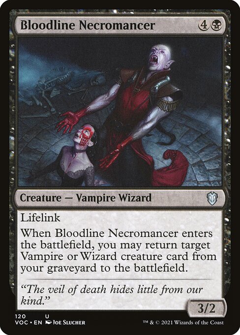 Magic the Gathering Card - Bloodline Necromancer - MTG Circle