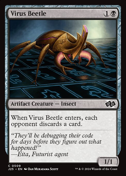 Magic the Gathering Card - Virus Beetle - MTG Circle