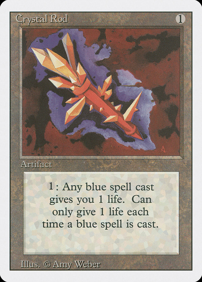 Magic the Gathering Card - Crystal Rod - MTG Circle
