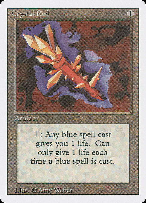 Magic the Gathering Card - Crystal Rod - MTG Circle