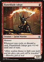 Magic the Gathering Card - Flameblade Adept - MTG Circle