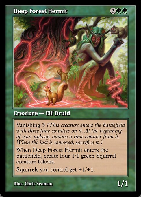 Magic the Gathering Card - Deep Forest Hermit - MTG Circle