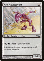 Magic the Gathering Card - Myr Mindservant - MTG Circle