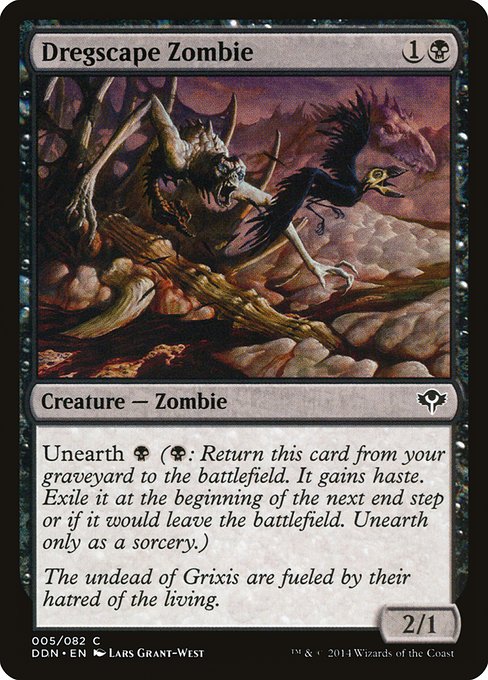 Magic the Gathering Card - Dregscape Zombie - MTG Circle