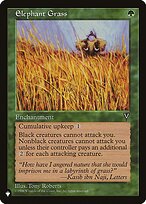 Magic the Gathering Card - Elephant Grass - MTG Circle