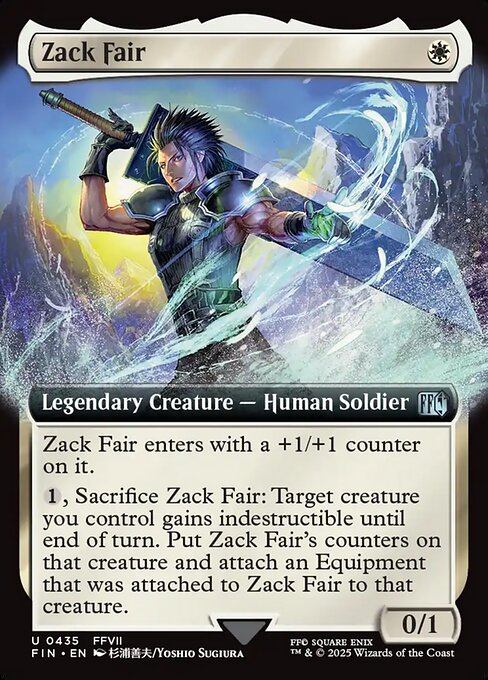 Magic the Gathering Card - Zack Fair - MTG Circle