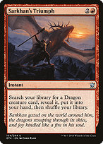 Magic the Gathering Card - Sarkhan's Triumph - MTG Circle