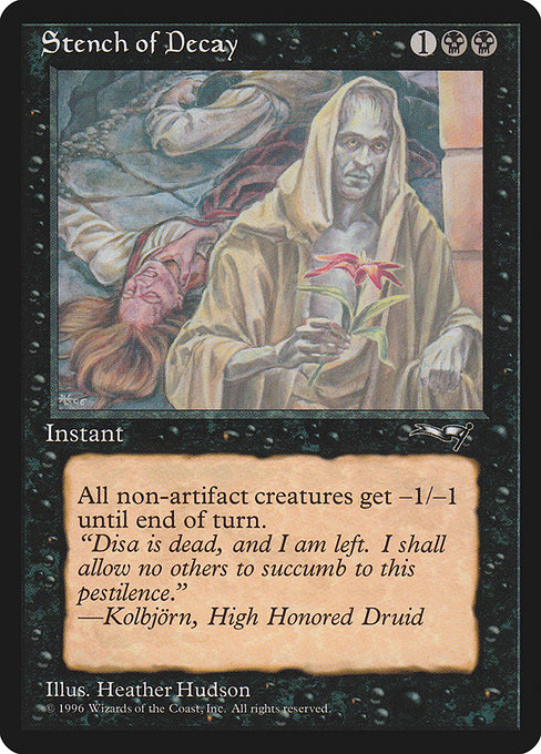 Magic the Gathering Card - Stench of Decay - MTG Circle