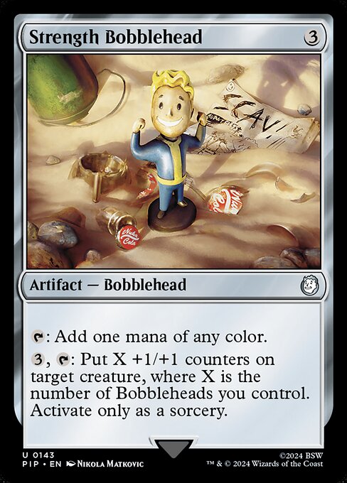 Magic the Gathering Card - Strength Bobblehead - MTG Circle