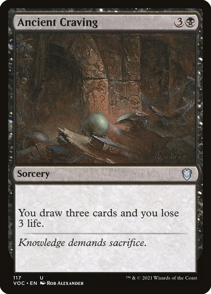 Magic the Gathering Card - Ancient Craving - MTG Circle