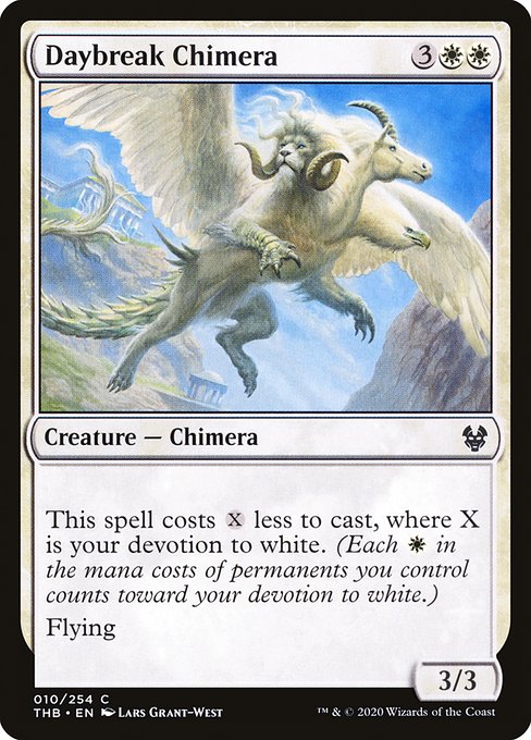 Magic the Gathering Card - Daybreak Chimera - MTG Circle