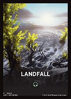 Magic the Gathering Card - Landfall - MTG Circle