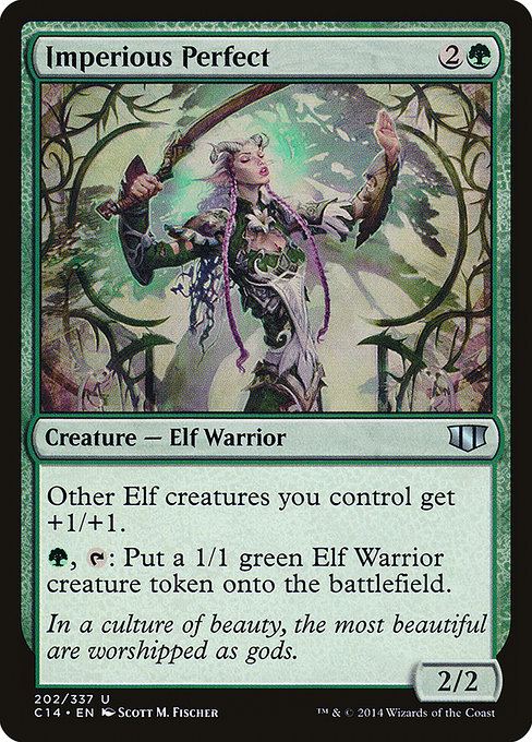 Magic the Gathering Card - Imperious Perfect - MTG Circle