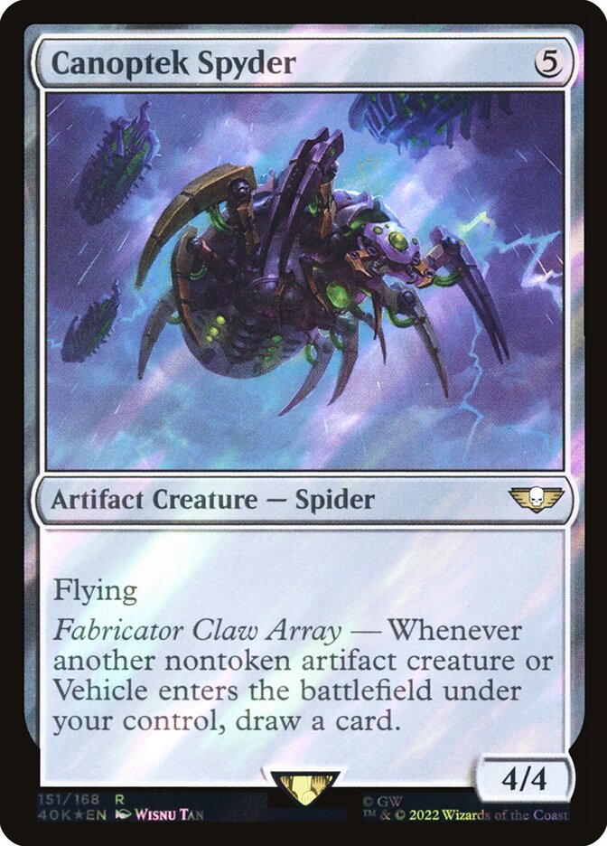 Magic the Gathering Card - Canoptek Spyder - MTG Circle