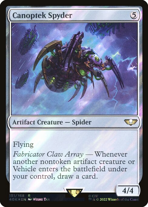 Magic the Gathering Card - Canoptek Spyder - MTG Circle