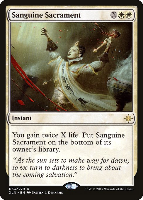 Magic the Gathering Card - Sanguine Sacrament - MTG Circle