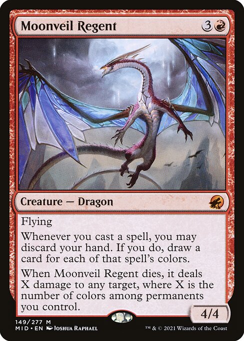 Magic the Gathering Card - Moonveil Regent - MTG Circle