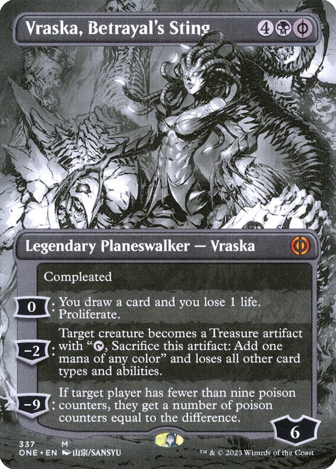 Magic the Gathering Card - Vraska, Betrayal's Sting - MTG Circle