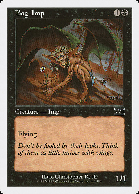 Magic the Gathering Card - Bog Imp - MTG Circle