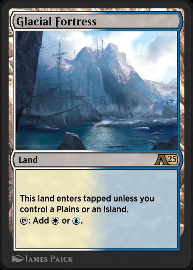 Magic the Gathering Card - Glacial Fortress - MTG Circle