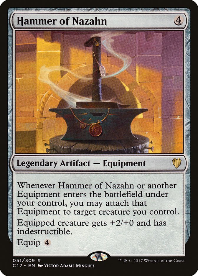 Magic the Gathering Card - Hammer of Nazahn - MTG Circle