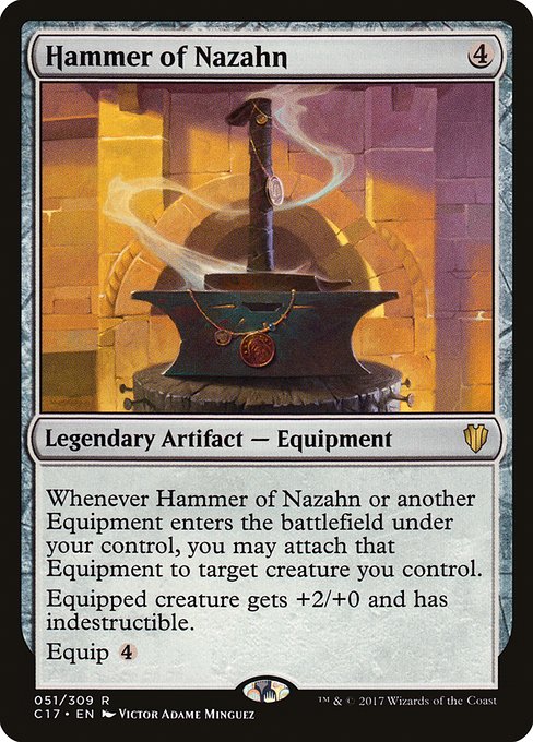 Magic the Gathering Card - Hammer of Nazahn - MTG Circle