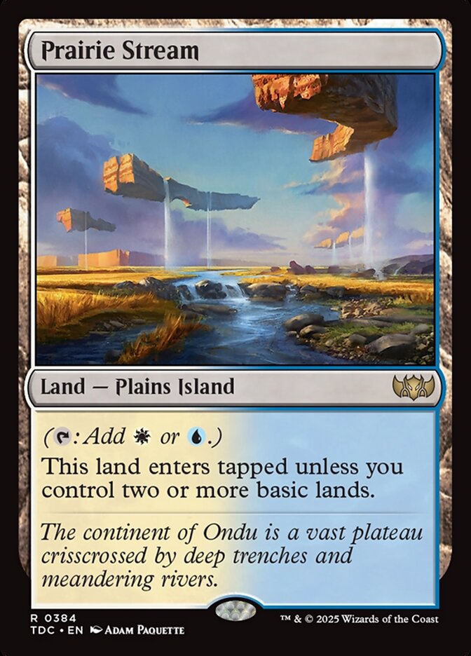 Magic the Gathering Card - Prairie Stream - MTG Circle