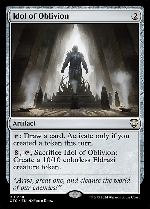 Magic the Gathering Card - Idol of Oblivion - MTG Circle