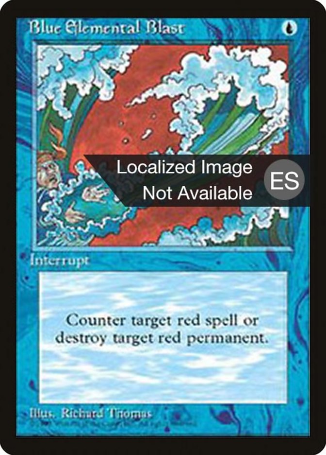 Magic the Gathering Card - Blue Elemental Blast - MTG Circle