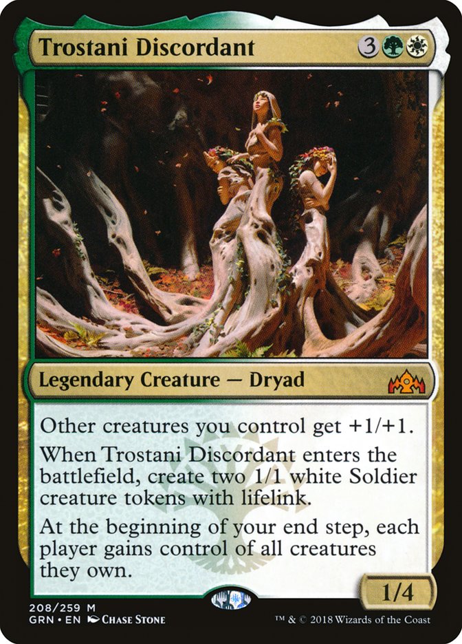Magic the Gathering Card - Trostani Discordant - MTG Circle