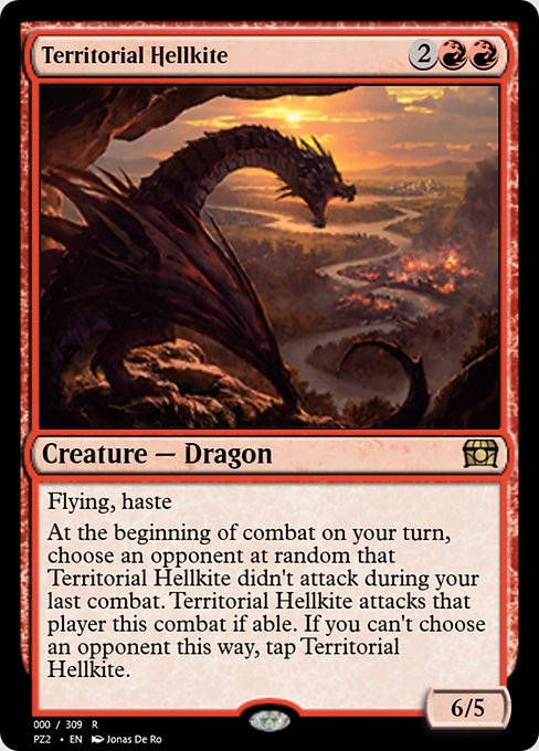 Magic the Gathering Card - Territorial Hellkite - MTG Circle