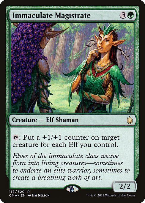 Magic the Gathering Card - Immaculate Magistrate - MTG Circle