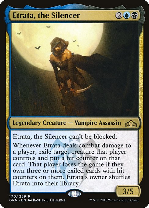 Magic the Gathering Card - Etrata, the Silencer - MTG Circle