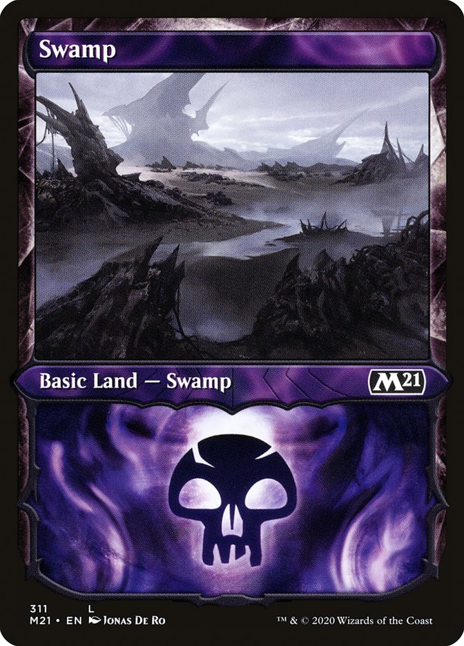 Magic the Gathering Card - Swamp - MTG Circle