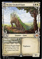 Magic the Gathering Card - Realm-Cloaked Giant // Cast Off - MTG Circle