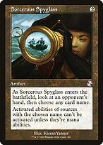 Magic the Gathering Card - Sorcerous Spyglass - MTG Circle