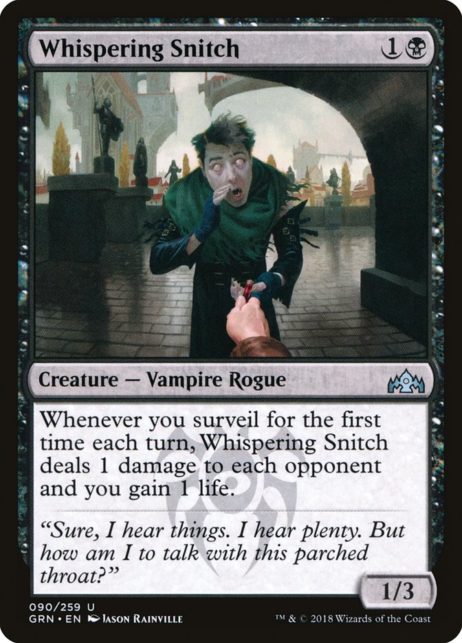 Magic the Gathering Card - Whispering Snitch - MTG Circle