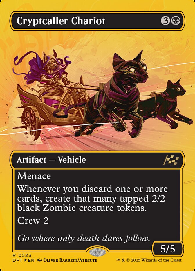 Magic the Gathering Card - Cryptcaller Chariot - MTG Circle