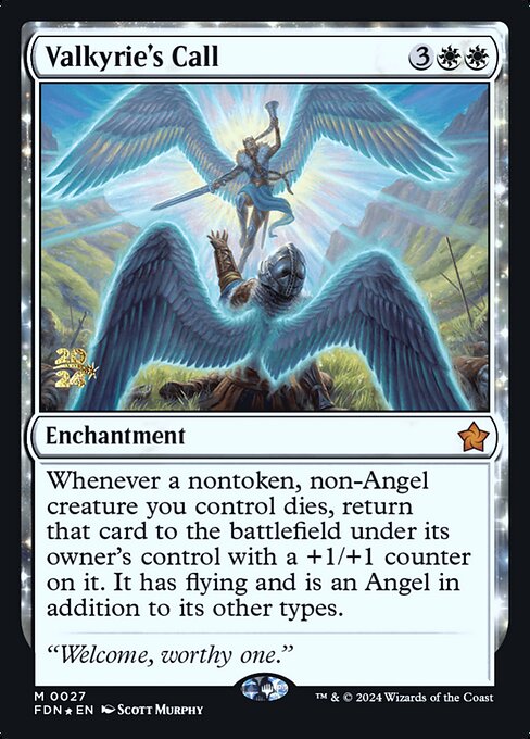 Magic the Gathering Card - Valkyrie's Call - MTG Circle